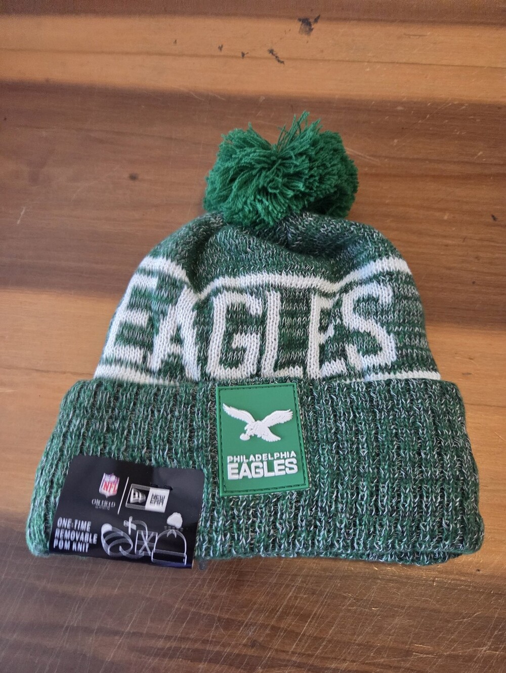 New Era Philadelphia Eagles Green Beanie
